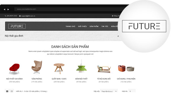 Web bán hàng chuyên nghiệp của chúng tôi được +1,600 shop sử dụng